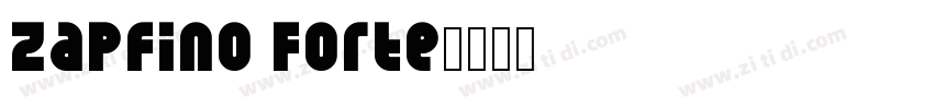 Zapfino Forte字体转换